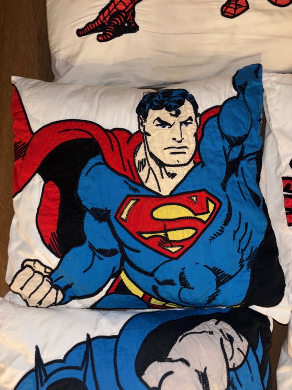 Pottery Barn Kids Superhero Pillowcase Set - Red, Blue, Green, Black, White - Picture 5 of 6